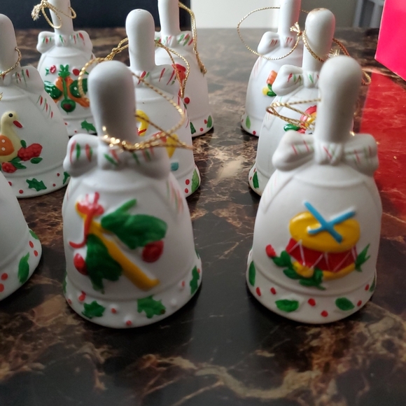 JC Penney Twelve Days of Christmas Vintage Bell Ornament Collection -Missing - Picture 3 of 7